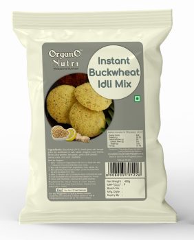 OrganoNutri Instant Buckwheat (kuttu) Idli Mix, 400g