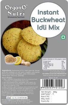 Instant Buckwheat (kuttu) Idli Mix