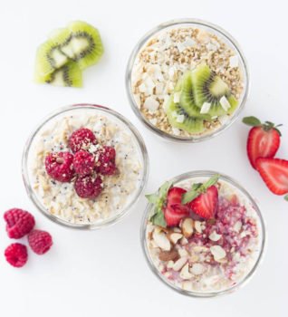 overnight oats 3 types