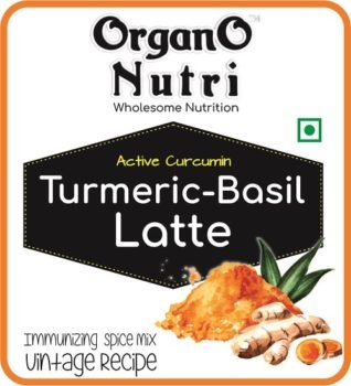 Turmeric basil latte