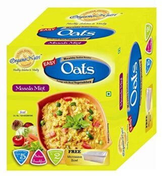Oats  Masala Mint Box 20 Pouches800 g   Pack of 2 Boxes