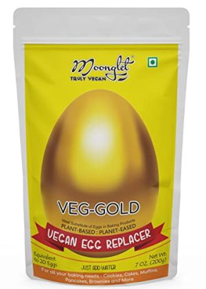 Moonglet Veg Gold - Plant Based - Vegan Egg Replacer | 400g: Pack of 2, 200g Each