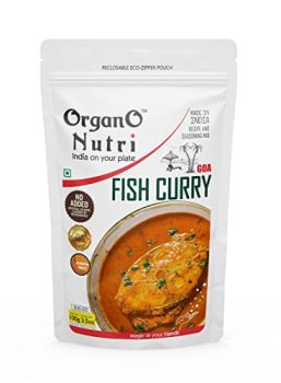 OrganoNutri Goa Fish Curry Masala | 100g | Reclosable Eco-Zipper Pouch