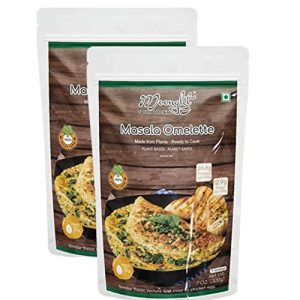 Eggless Masala Omelette (Vegan) | Pancake, Chilla Alternative | 400g: Pack of2, 200g Each