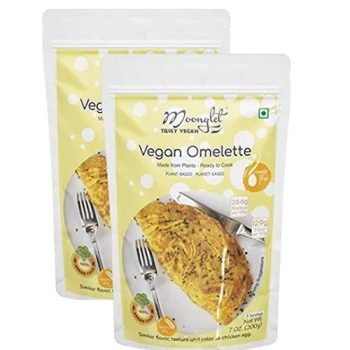 Vegan Omelette Eggless | Protein Rich Post Workout Gym Snack | Pancake Breakfast Cereal Alternative | 400g Pack of2 200g Each