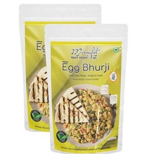 Eggless Bhurji – Vegan Egg Bhurji | Indian Masala Vegan Scrambled Egg Mix | 400g: Pack of2, 200g Each - OrganoNutri Eggless Bhurji – Vegan Egg Bhurji | Indian Masala Vegan Scrambled Egg Mix | 400g: Pack of2, 200g Each