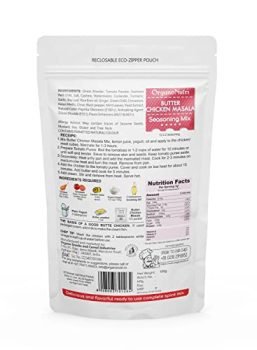 OrganoNutri Butter Chicken Masala | 100g | reclosable Eco-Zipper Pouch