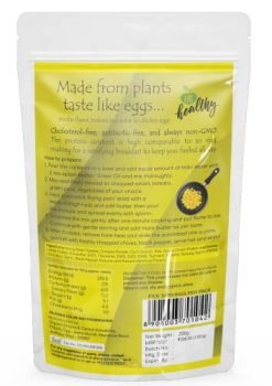 Eggless Bhurji ? Vegan Egg Bhurji | Indian Masala Vegan Scrambled Egg Mix | 400g: Pack of2, 200g Each back