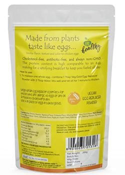 Moonglet Veg Gold - Plant Based - Vegan Egg Replacer | 400g: Pack of 2, 200g Each