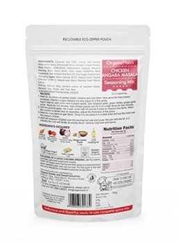 OrganoNutri Chicken Angara Masala | 100g | Reclosable Eco-Zipper Pouch