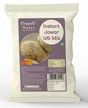 OrganoNutri Instant Jowar Idli Mix, 400gm