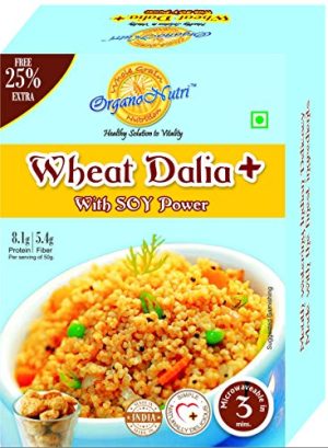 OrganoNutri Wheat Dalia Plus with Soy Power (400 GMS) Pack of 2