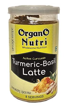 OrganoNutri Turmeric - Basil Latte 200g (2 Cans: 100g Each)