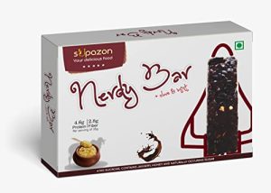 sUpazon Nerdy Bar 175g (35g x 5) | fulfilling and healthy Chocolate Bar