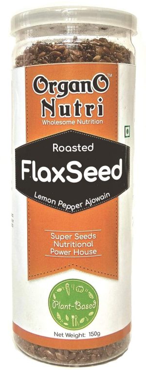 OrganoNutri Roasted and Spiced Flaxseed (1 Can: 150 g)