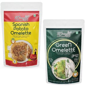 Moonglet Omelette Combo (Spanish Potato + Green Omelette Mix|400g|200g Each):