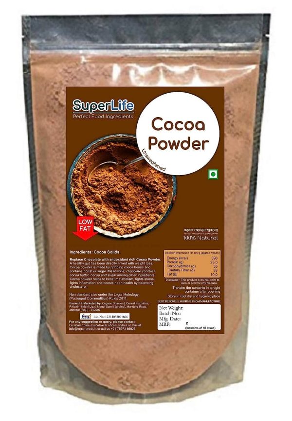 OrganoNutri Superlife Natural Cocoa Powder (320)