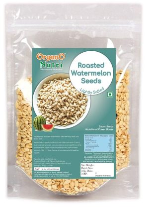 OrganoNutri Roasted Watermelon Seeds - Lightly Salted | Roasted Magaj (900g)