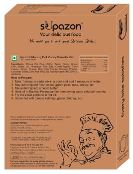 Moong Dal Vada/ Chilla Mix 400g Pack | Protein Rich Instant Ready to Cook Dalvada Mix