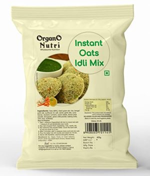 OrganoNutri Instant Oats Idli Mix, 400g