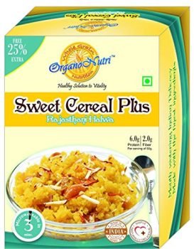 OrganoNutri   Sweet Cereal Plus   Rajasthani Halwa 2 Boxes 400gms Pack of 2