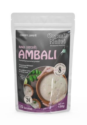 OrganoNutri RAGI Ambali Powder, 24Hr. Fermented