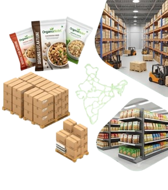 OrganoNutri Distribution Warehouse Products and Map